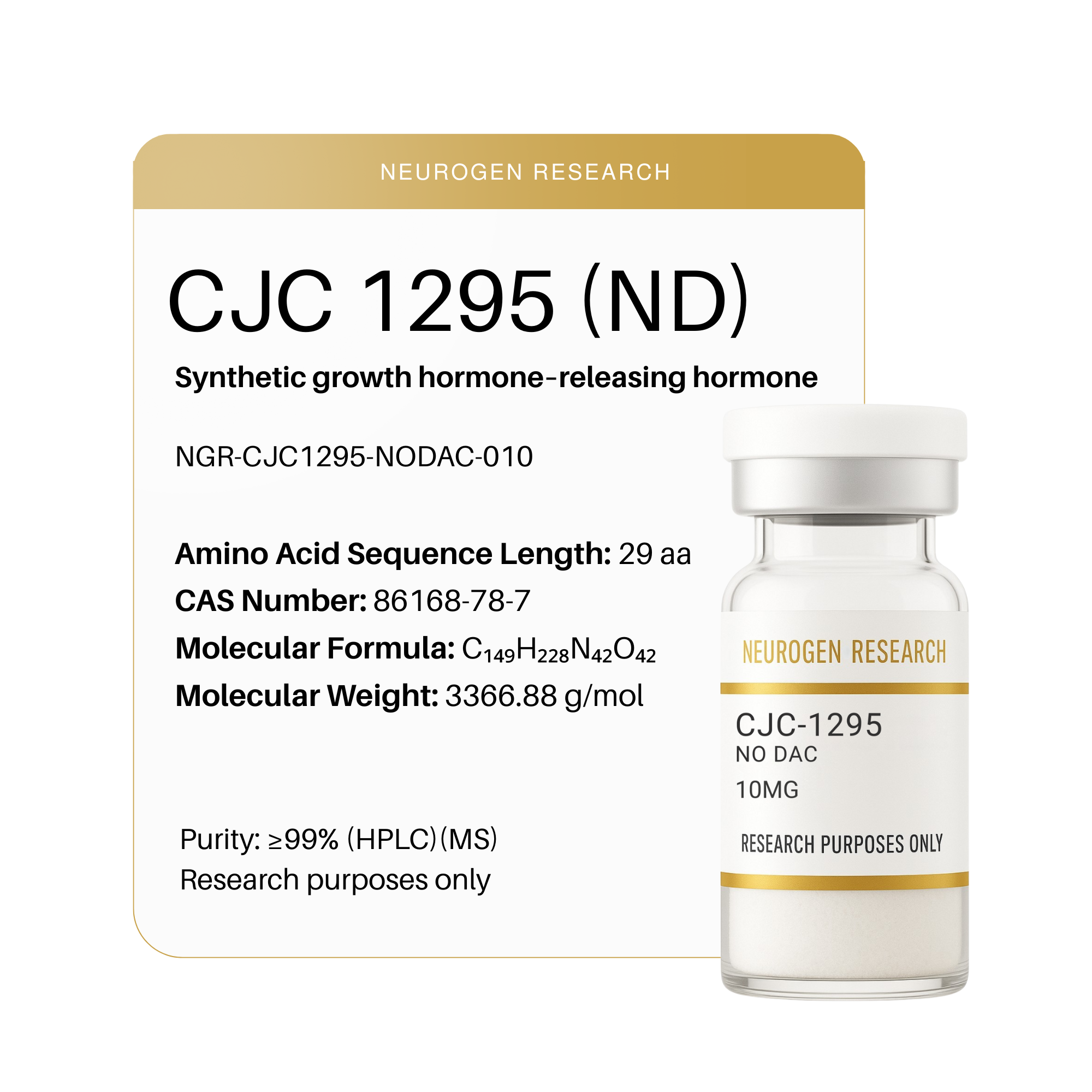 CJC 1295 NO DAC 10MG