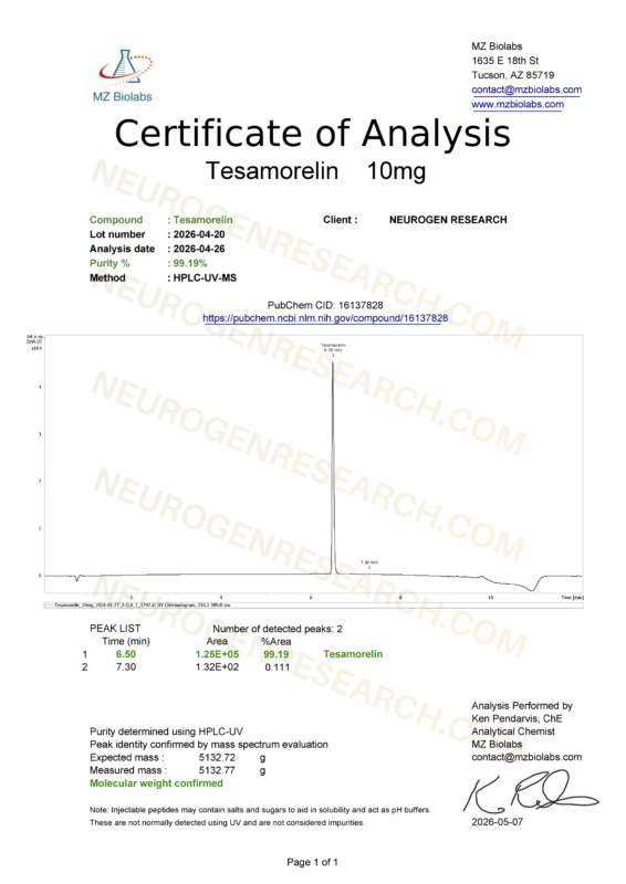 Tesamorelin